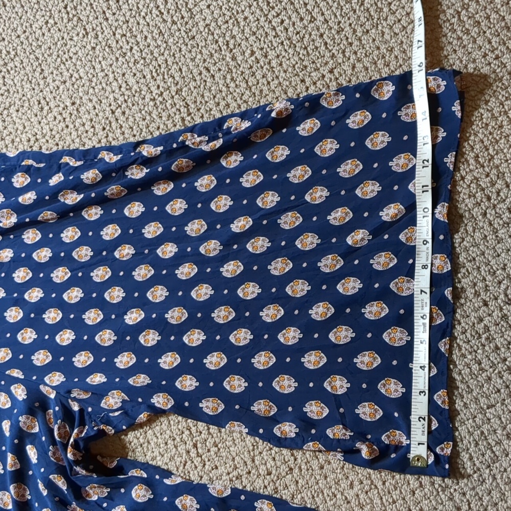 Anthropologie Floreat Wide Leg Block Print Jumpsuit - Picture 10 of 16